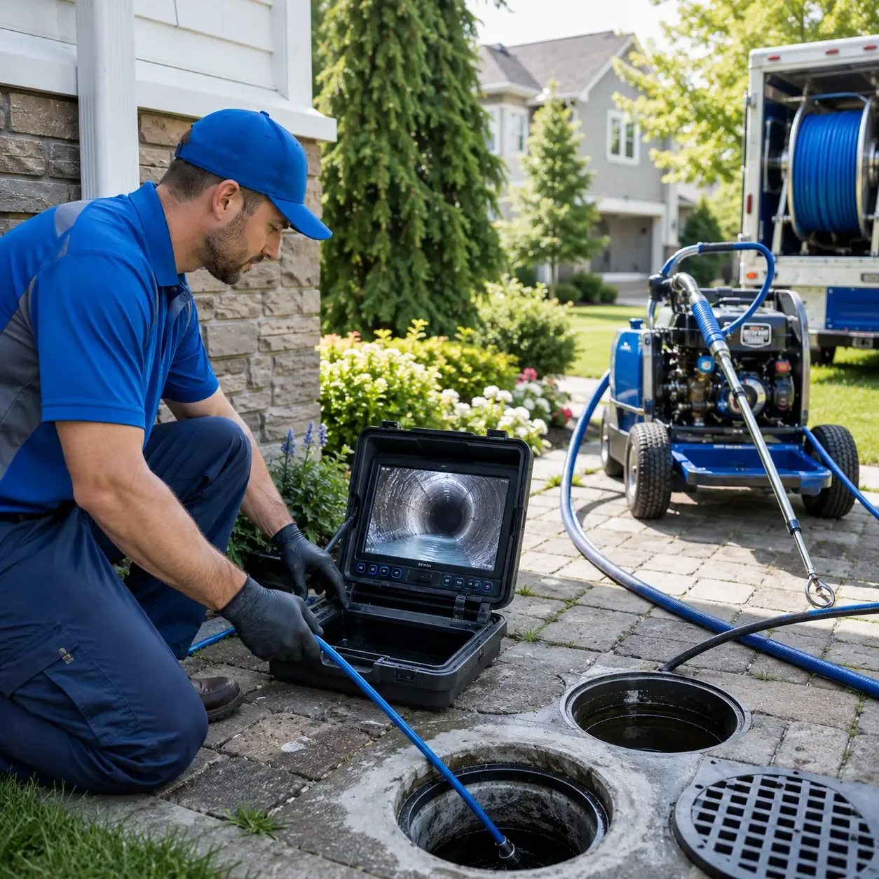 Outdoor drain cleaning professionals serving Frewsburg, NY